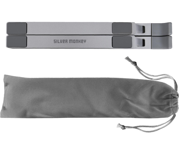 SILVER MONKEY Blanc ergonomiczna składana podstawka pod laptopa - 715703 - zdjęcie 3